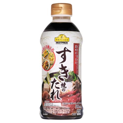 トップバリュベストプライス　すき焼のたれ　たまり醤油のコクと旨み　500ML×12個セット