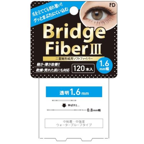 クオンツR&D　FD　Bridge　Fiber3　二重瞼形成用ソフトファイバー　1.6MM幅　120本入