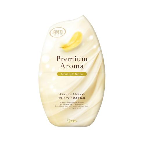 エステー　お部屋の消臭力　PremiumAroma　ムーンライトシャボン　400ML　部屋用芳香・消臭剤【11月5日までの期間特売】