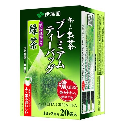 伊藤園 よく出るおいしいプレミアムティーバッグ 抹茶入り緑茶 20袋入り