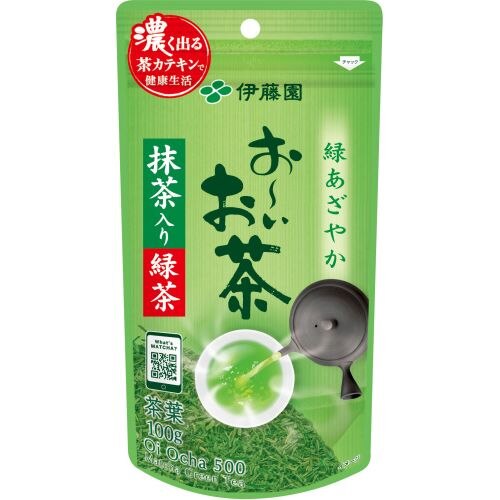 伊藤園 おーいお茶 抹茶入り緑茶 100G