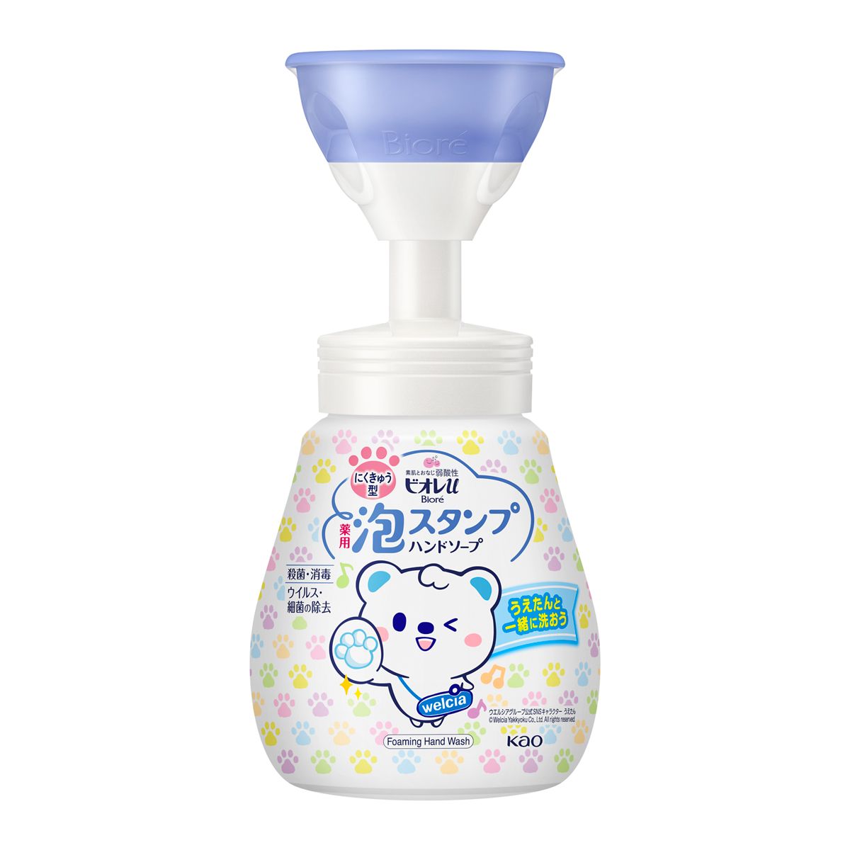 ▲花王　ビオレu　泡スタンプハンドソープうえたんデザイン　250ML【ボーナスTポイント100ポイント】