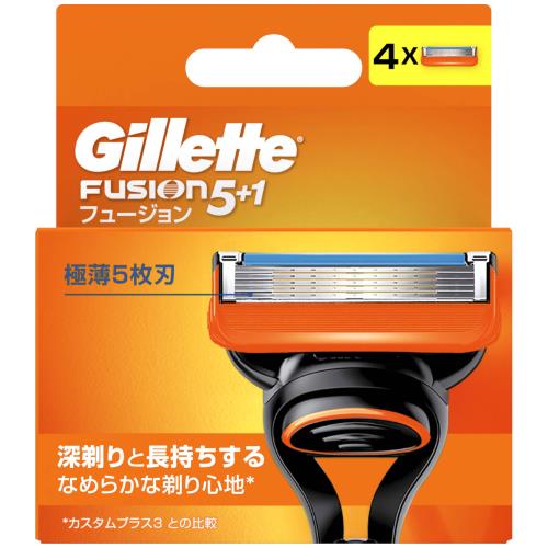 P&G　Gillette　フュージョン　替刃4コ入