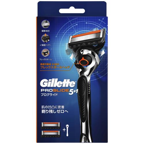 P&G　Gillette　プログライド　カミソリ　本体1コ替刃2コ付　うち1コは本体に装着済