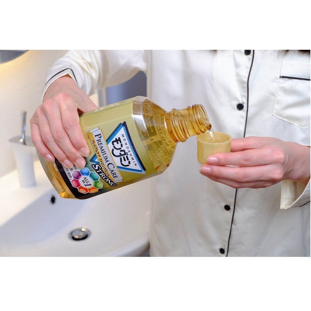 アース製薬 モンダミン プレミアムケア ストロングミント 1080mL オールインワン マウスウォッシュ 口臭  予防【ボーナスTポイント100ポイント】【9月3日までの期間特売】 ウエルシアドットコム