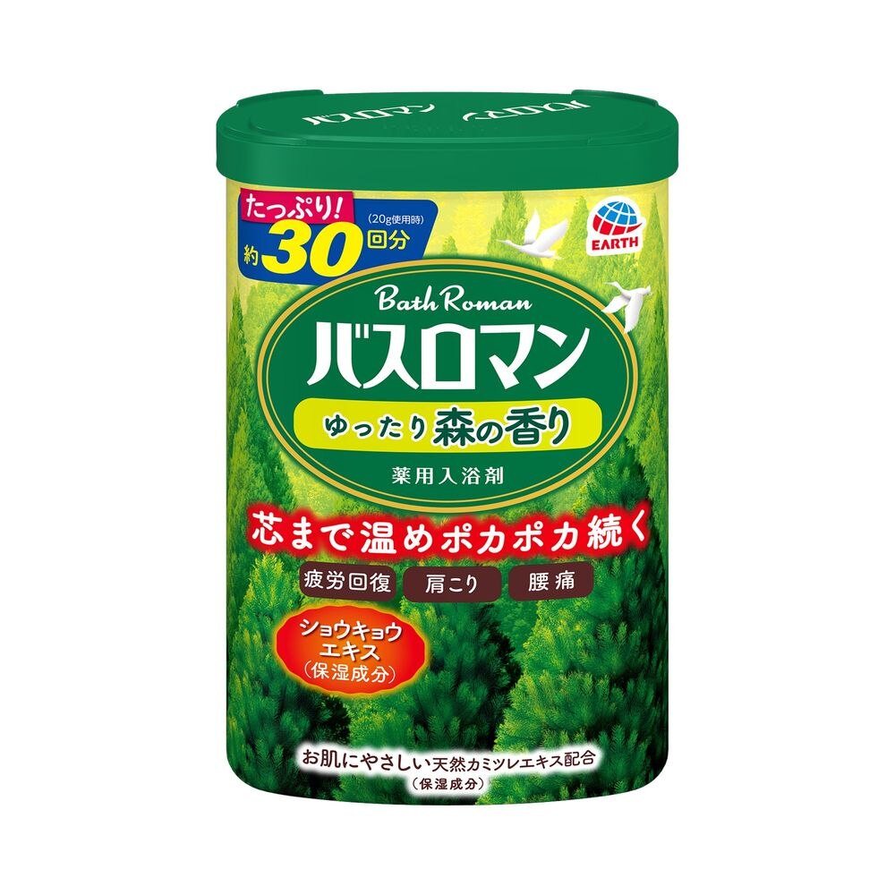 アース製薬 バスロマン ゆったり森の香り 入浴剤 疲労回復
