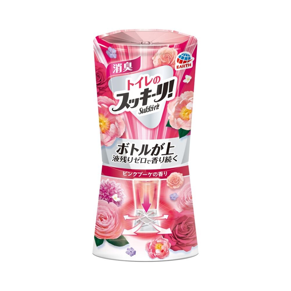 アース製薬 トイレのスッキーリ!Sukki-ri! ピンクブーケの香り 消臭剤 芳香剤
