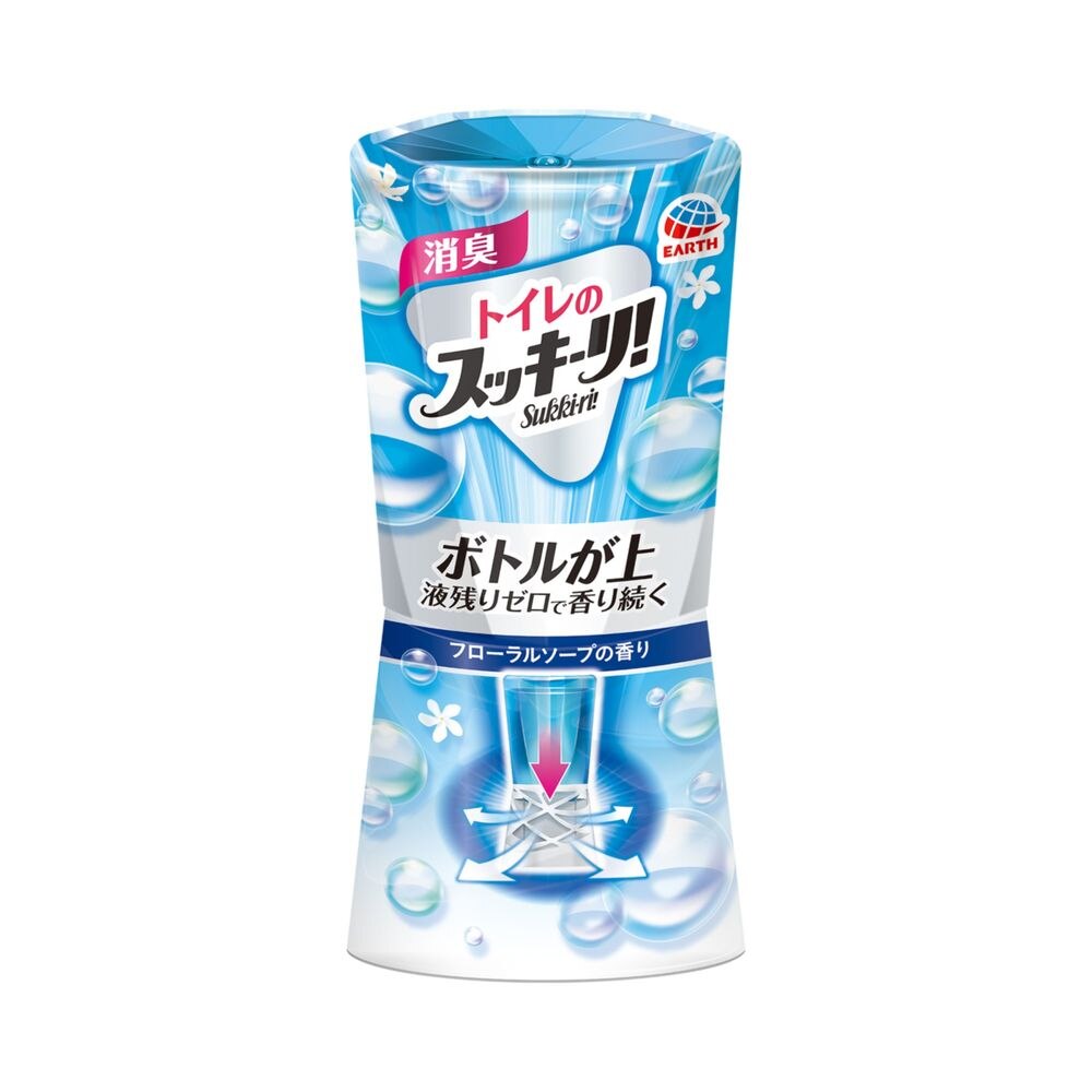 アース製薬 トイレのスッキーリ!Sukki-ri! フローラルソープの香り 消臭剤 芳香剤