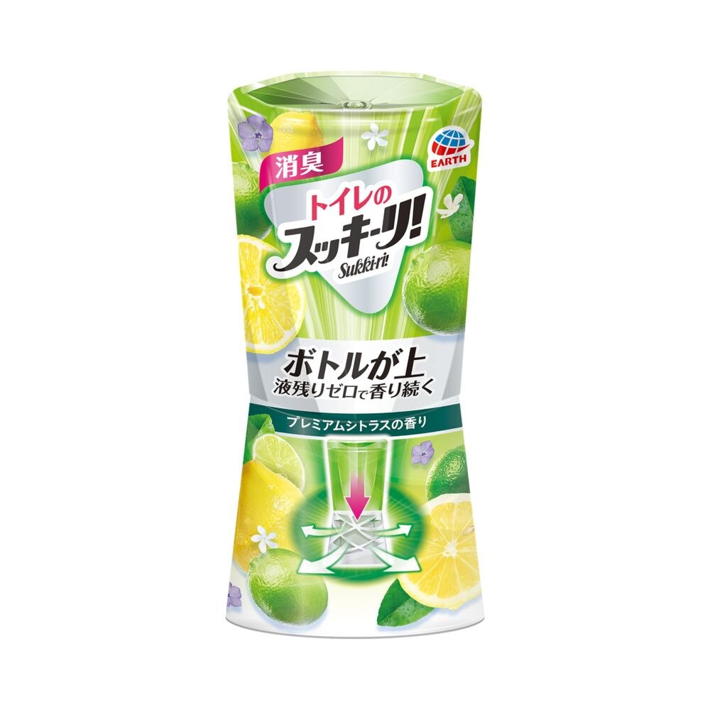 アース製薬 トイレのスッキーリ!Sukki-ri! プレミアムシトラスの香り 消臭剤 芳香剤【11月5日までの期間特売】