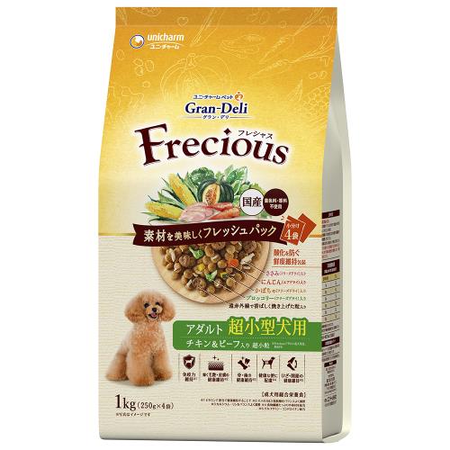 ユニ・チャーム　フレシャス　アダルト　超小型犬用　1kg