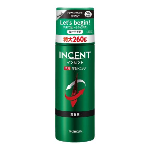 バスクリン　インセント育毛トニック無香　260G