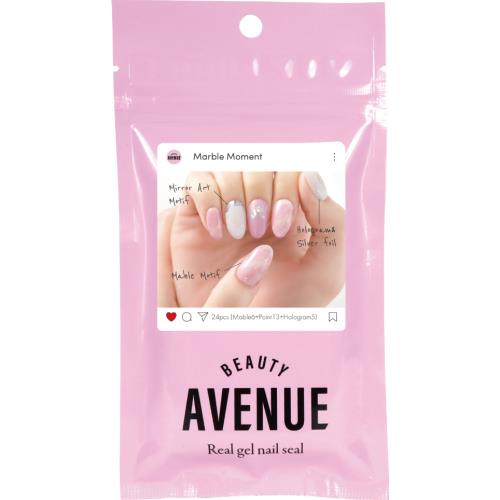 アイエスリンク　BEAUTY　AVENUE(ビューティーアベニュー)　マーブルモーメント　ジェルネイルシール
