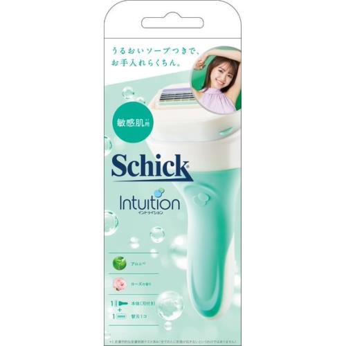 シック　イントゥイション　敏感肌用　本体(刃付き)+替刃1コ
