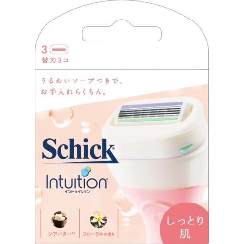 シック　イントゥイション　しっとり肌　替刃　3コ入
