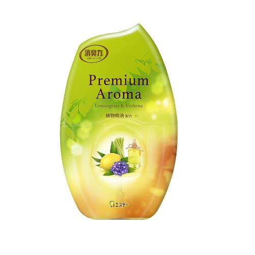 エステー　お部屋の消臭力　PremiumAroma　レモングラス&バーベナ　400ml　部屋用芳香・消臭剤【11月5日までの期間特売】