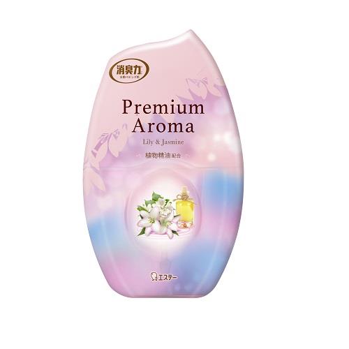 エステー　お部屋の消臭力　PremiumAroma　リリー&ジャスミン　400ml　部屋用芳香・消臭剤【11月5日までの期間特売】