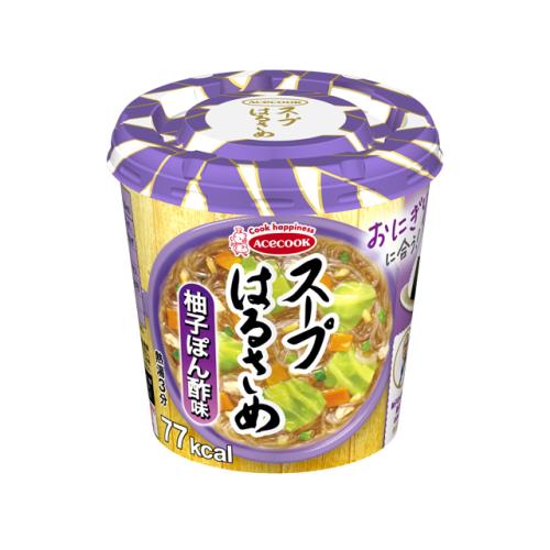 エースコック スープはるさめ 柚子ぽん酢味 32GX6個セット