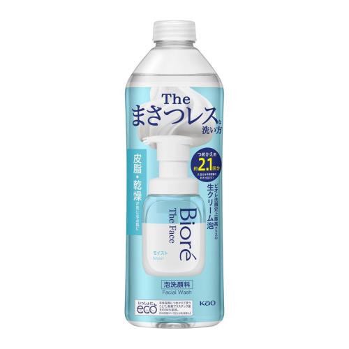 花王　ビオレ　ザフェイス　モイスト　つめかえ用　340ml　洗顔料【11月5日までの期間特売】