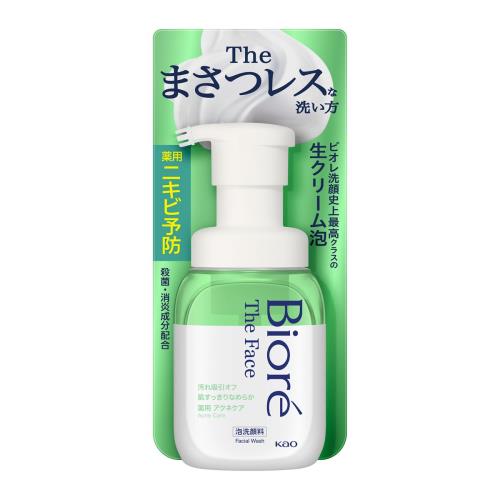 花王　ビオレ　ザフェイス　アクネケア　本体　200ml　洗顔料【1月7日までの期間特売】