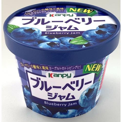 加藤産業　カンピー紙カップ　ブルーベリージャム　130g×6個セット