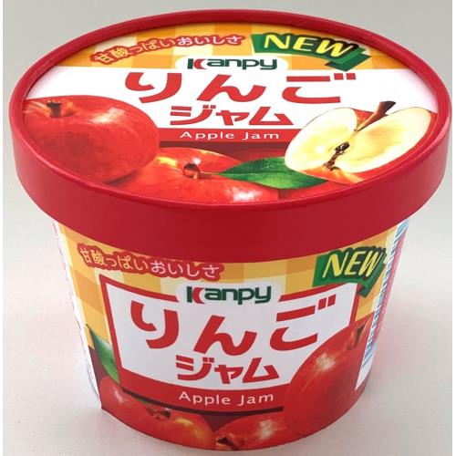 加藤産業　カンピー紙カップ　りんごジャム　130g×6個セット