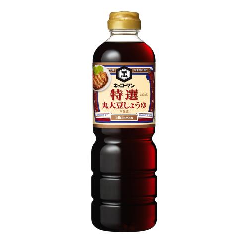 キッコーマン　キッコーマン　特選　丸大豆しょうゆ　750ml　【6本セット】