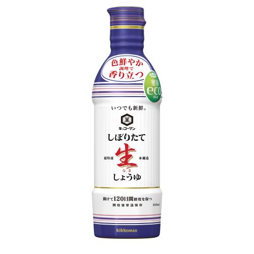 キッコーマン いつでも新鮮しぼりたて生しょうゆ 450MLX6個セット