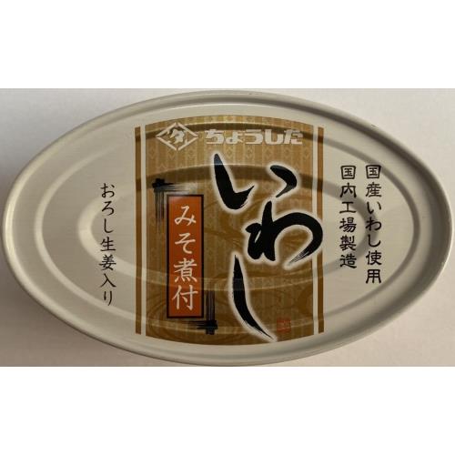田原缶詰　ちょうした　国産いわしみそ煮付　100g×5個セット