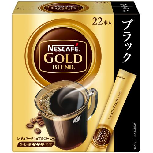 ネスレ日本　ネスカフェ　ゴールドブレンド　スティックブラック　22本入×6個セット【ボーナスTポイント180ポイント】