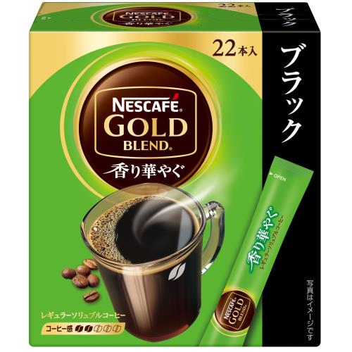 ネスレ日本　ネスカフェ　ゴールドブレンド　香り華やぐ　ブラック　22本入り×6個セット