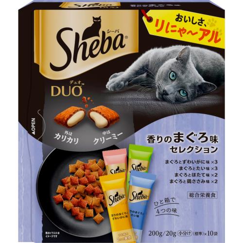 12個セット　マース　シーバ　デュオ　香りのまぐろ味セレクション　200g