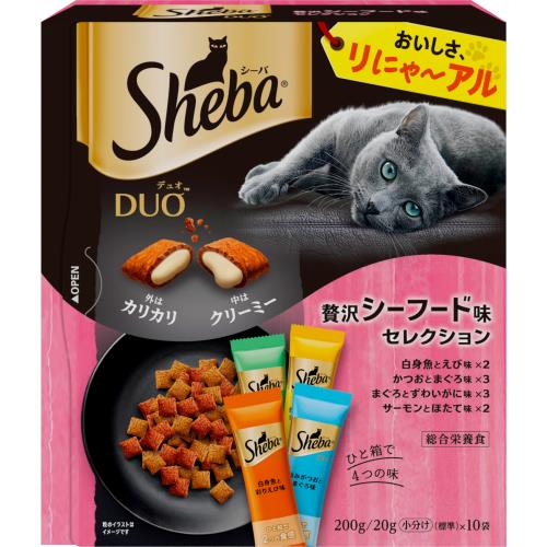 12個セット　マース　シーバ　デュオ　贅沢シーフード味セレクション　200g