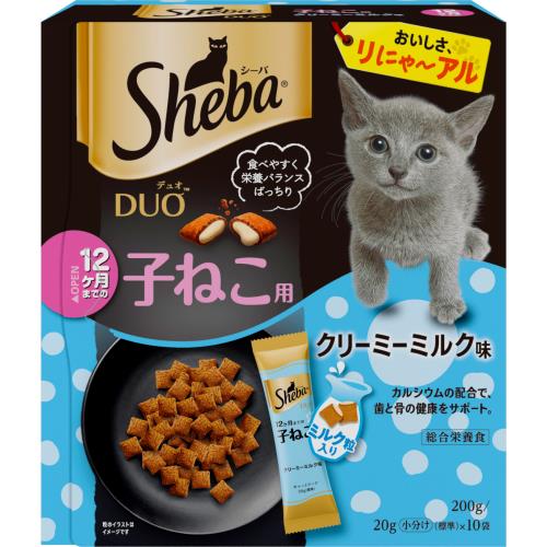 マース　シーバ　デュオ　子ねこ用　クリーミーミルク味　200g