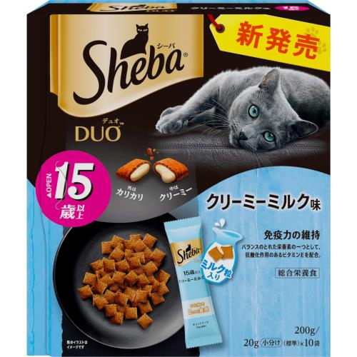 マース　シーバ　デュオ　15歳以上　クリーミーミルク味　200g