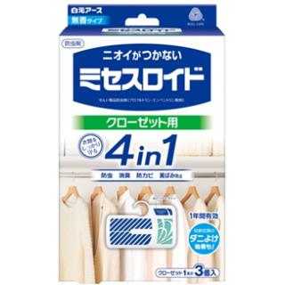 白元アース　ミセスロイド　クローゼット用1年　3個入
