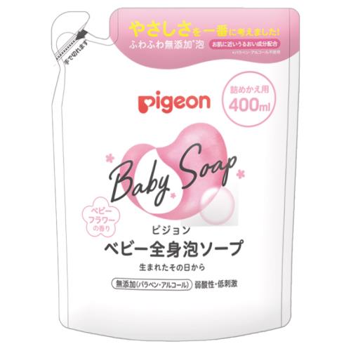 ピジョン　全身泡ソープフラワーの香り替　400ml