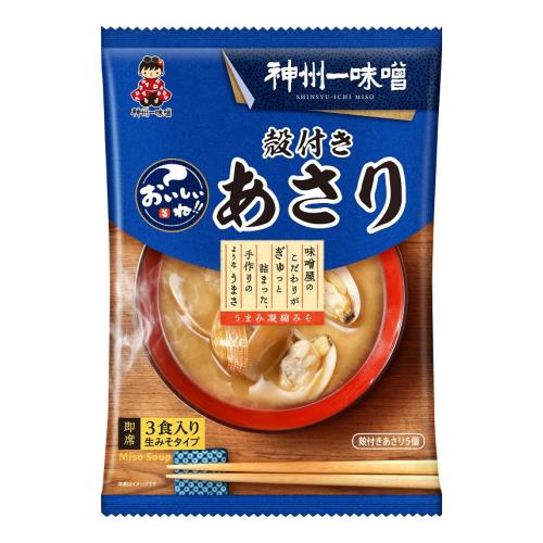 神州一味噌　おいしいね!!あさり汁　3食×12個セット