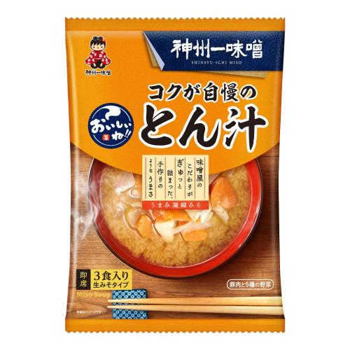 神州一味噌　おいしいね!!とん汁　3食×12個セット