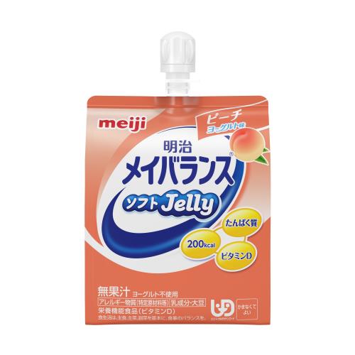 明治　メイバランス　ソフトJelly　ピーチヨーグルト味　125ml