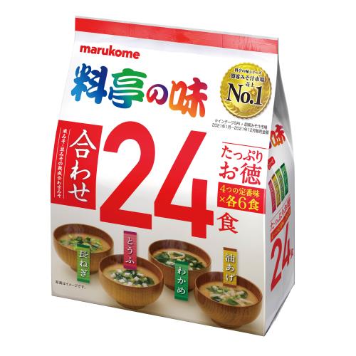 マルコメ味噌 たっぷりお徳 料亭の味 24食X6個セット