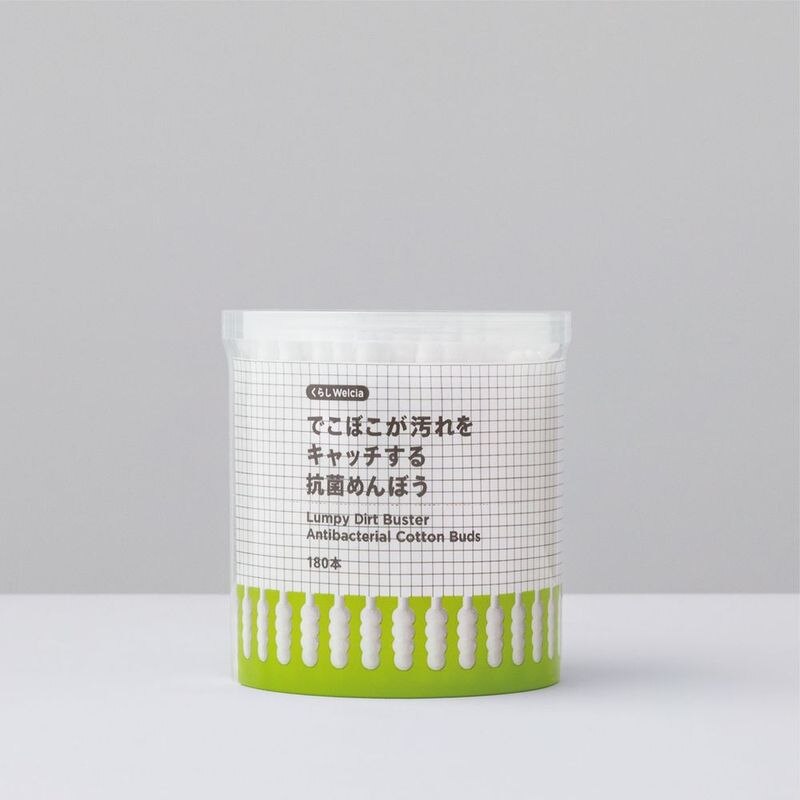 くらしWelcia でこぼこが汚れをキャッチする抗菌めんぼう 180本