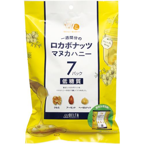 デルタインターナショナル　ロカボナッツ　マヌカハニー(7袋入)　140G