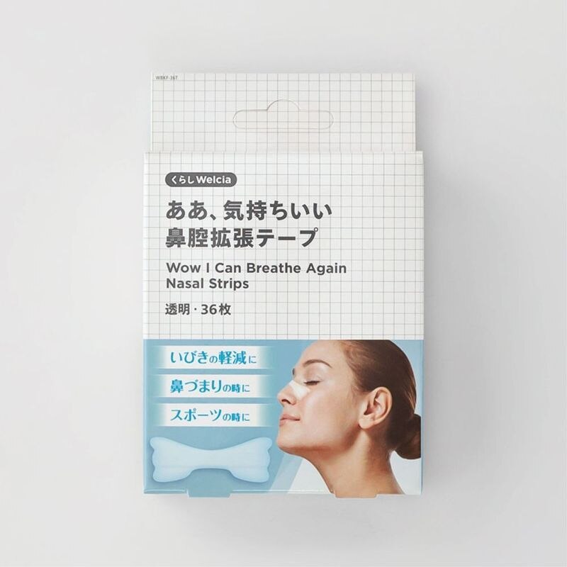 くらしWelcia　ああ、気持ちいい鼻腔拡張テープ　透明　36枚