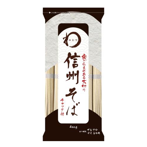 日本アクセス　みわび　信州そば　チャック付　400g×20個セット