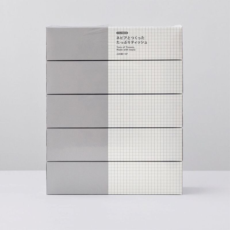 くらしWelcia ネピアとつくったたっぷりティッシュ　220組×5P