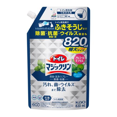 花王　トイレマジックリン消臭洗浄スプレー　除菌・抗菌　スパウトパウチ　820ml