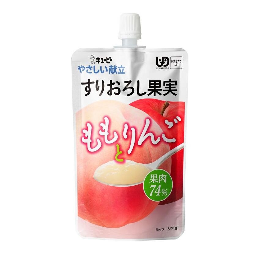 キユーピー やさしい献立　すりおろし果実　ももとりんご