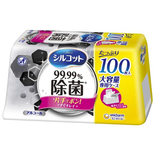 ユニ・チャーム　シルコット　99%除菌ウェットティッシュ本体大容量　100枚【7月2日までの期間特売】