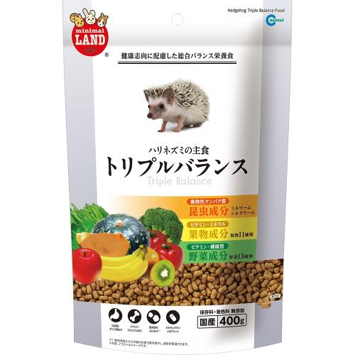 マルカン　ハリネズミの主食　トリプルバランス　400g