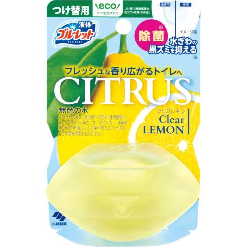 小林製薬　液体ブルーレット除菌シトラス替　クリアレモン　70ml